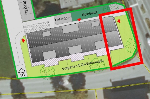Wohnung 6 eingezeichnet