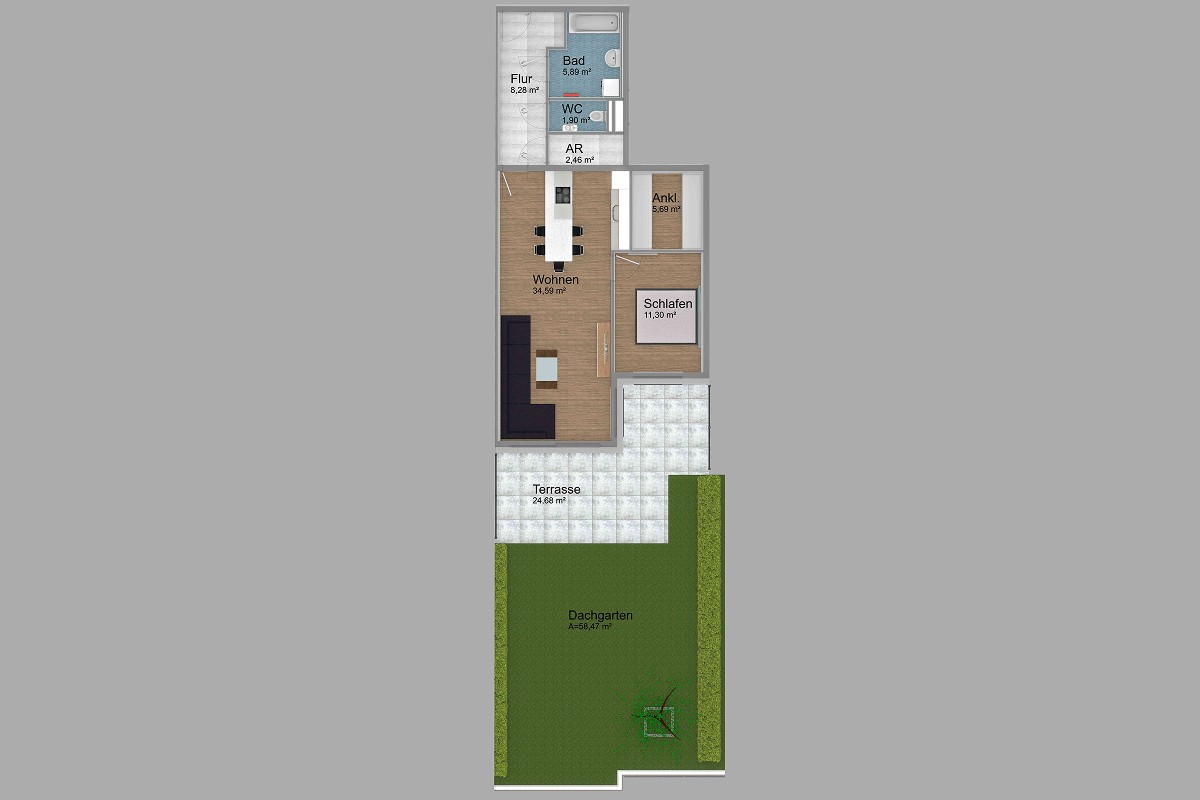Grundriss Wohnung 5